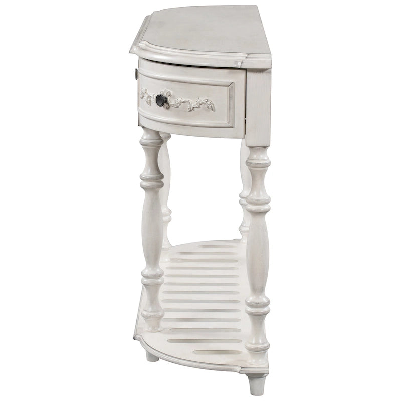 Console moderne avec 4 tiroirs et 1 étagère