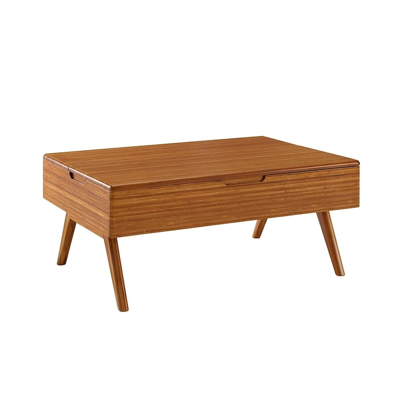 Table basse relevable Pella, cuivre