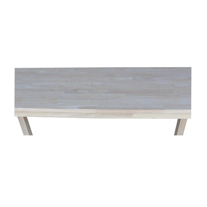 Table console/desserte Solano en bois d'hévéa massif brut