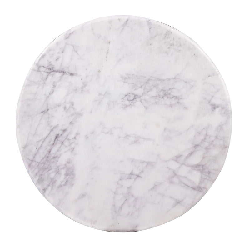 Table basse piédestal Pearce 31 po avec plateau en marbre