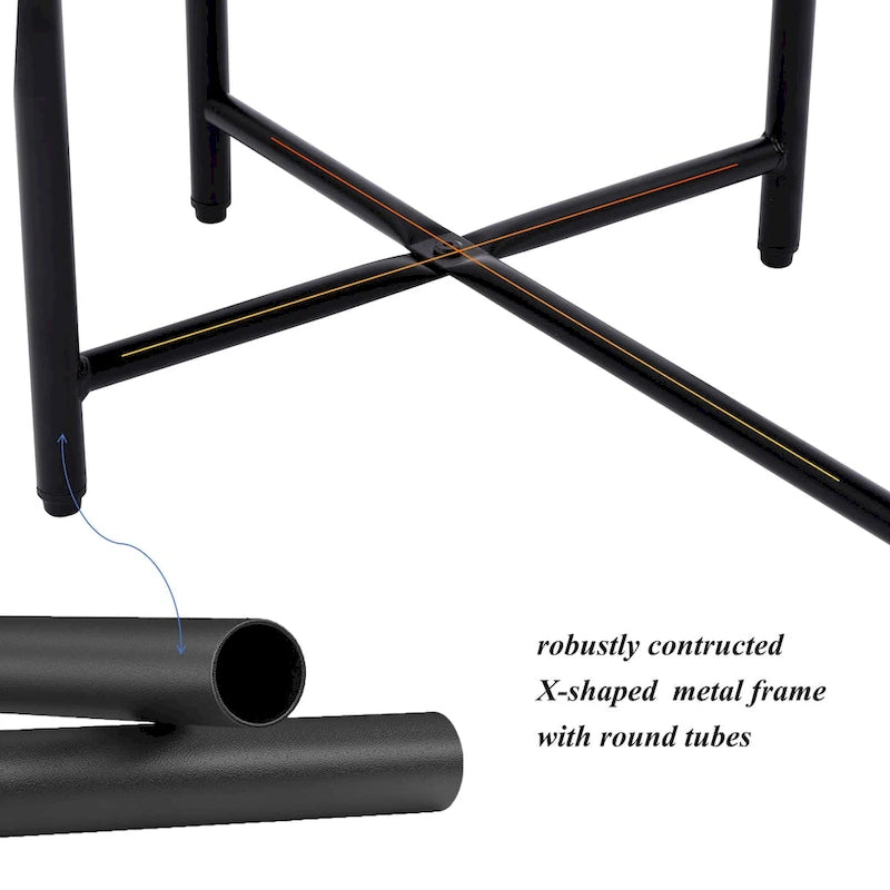 Petites tables basses Table d'appoint moderne à 2 niveaux avec étagère de rangement en bois Tables d'appoint de salon Tables de chevet (Noyer brun)