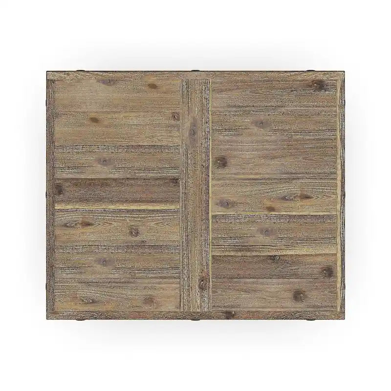 Table d'appoint en bois marron Carpenter Homestyles - 21 x 23 x 25