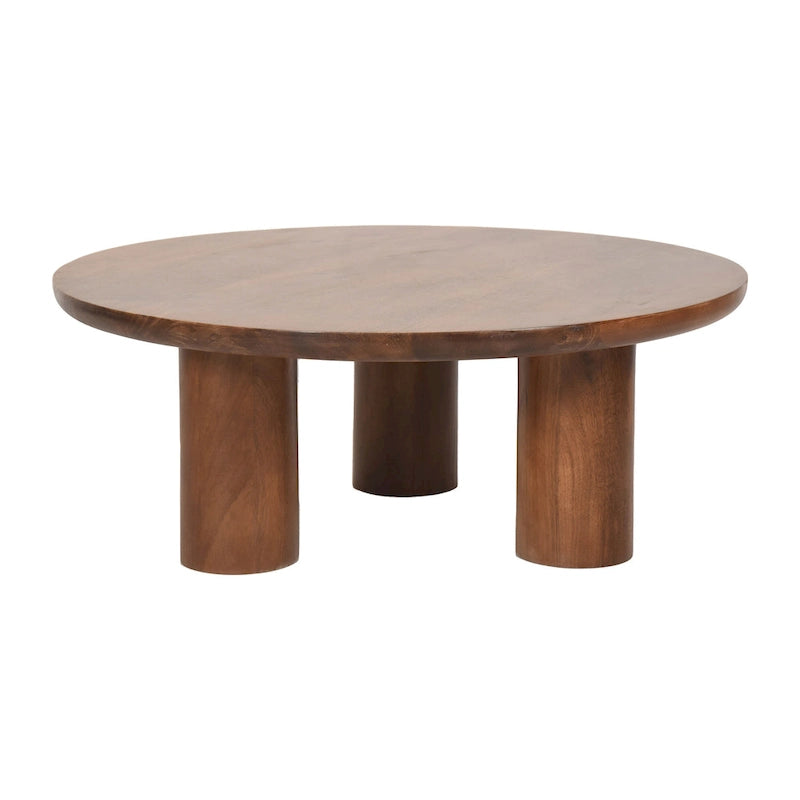 Sagebrook Home Paires de Tables Basses Élegantes en Bois de Mangue pour Intérieurs Modernes