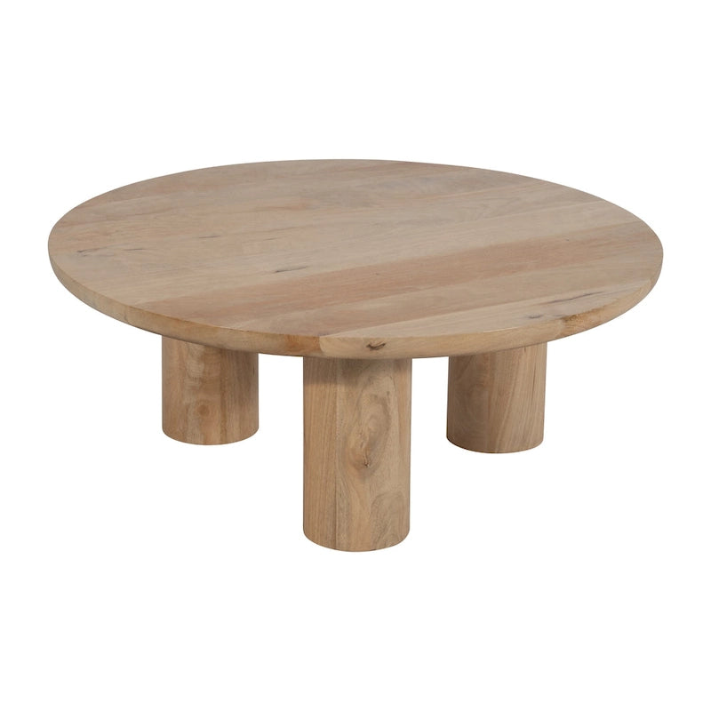 Sagebrook Home Paires de Tables Basses Élegantes en Bois de Mangue pour Intérieurs Modernes