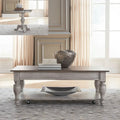 Ensemble de 3 tables basses en option Ocean Isle Blanc antique