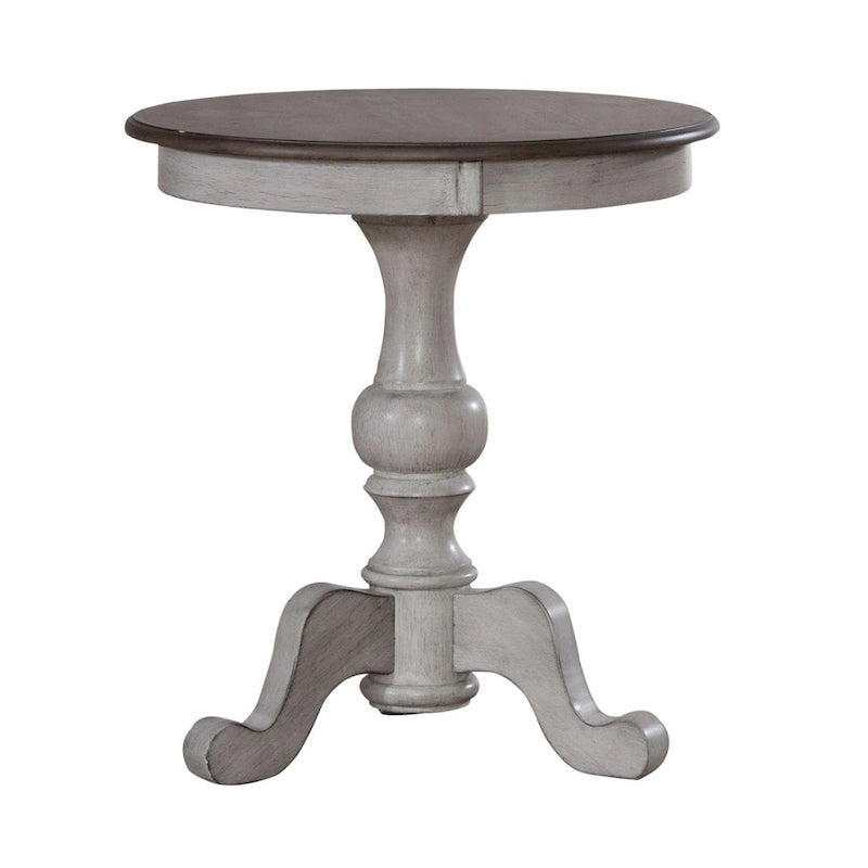 Ensemble de 3 tables basses en option Ocean Isle Blanc antique