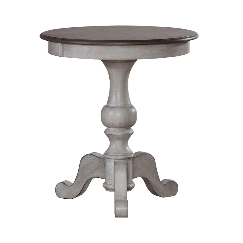 Ensemble de 3 tables basses en option Ocean Isle Blanc antique