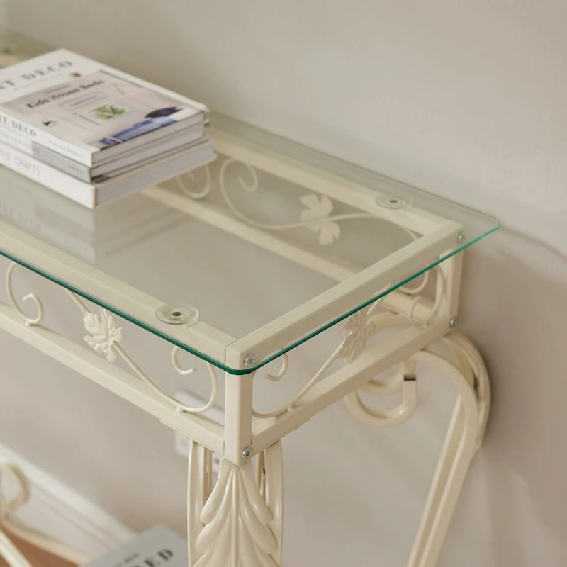 Consoles pour entrée, table de couloir robuste avec rangement