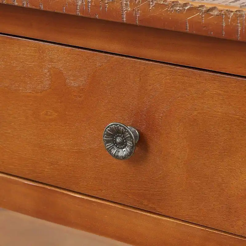 Console en bois massif de pin de 48 pouces
