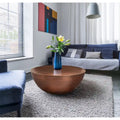 Table basse ronde contemporaine Macari Coy