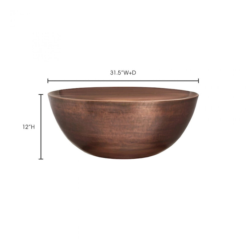 Table basse ronde contemporaine Macari Coy