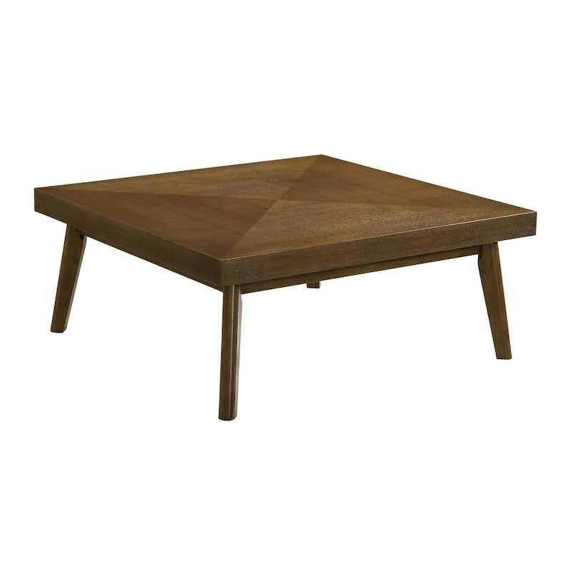 Table basse Hayward en noyer avec parquet en losange
