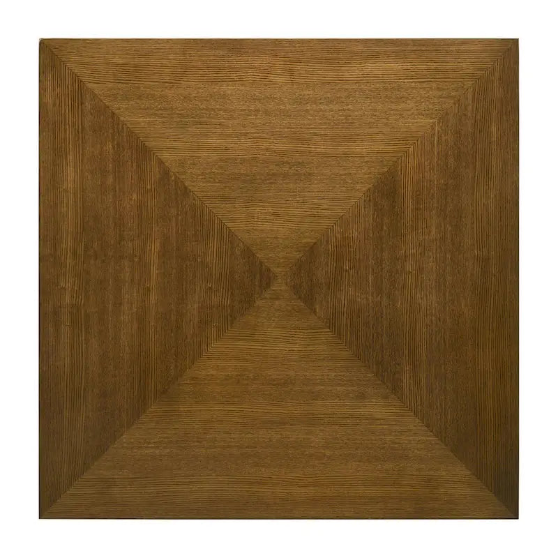 Table basse Hayward en noyer avec parquet en losange