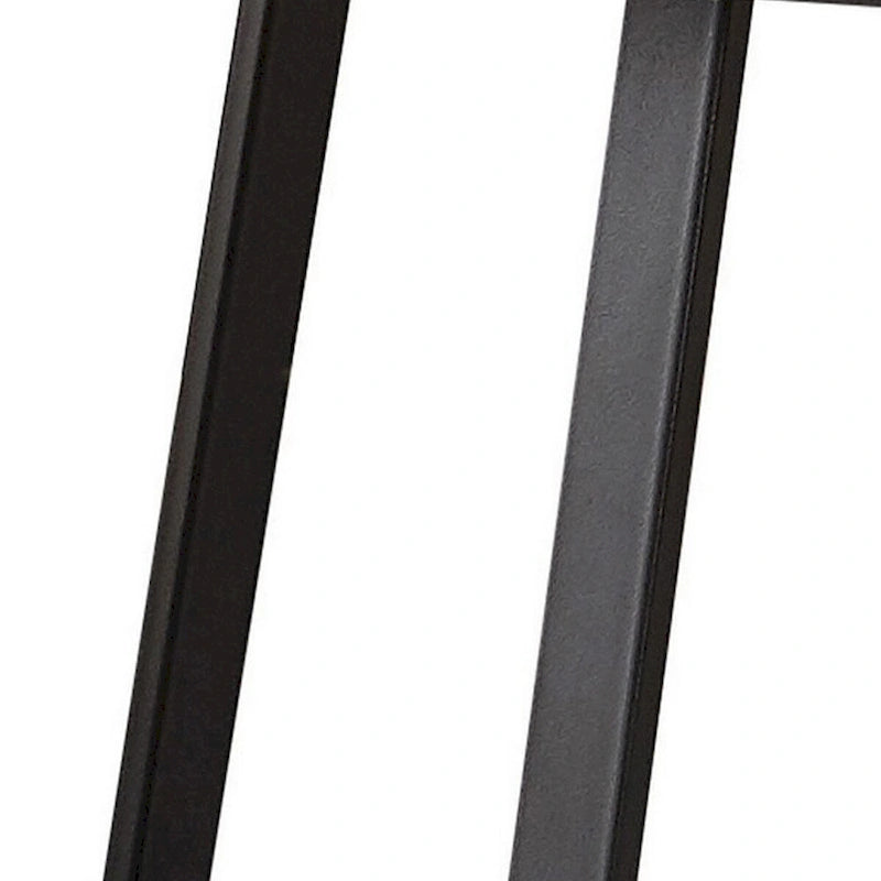 Table basse de 36 pouces, plateau en faux marbre, base métallique robuste, blanc, noir