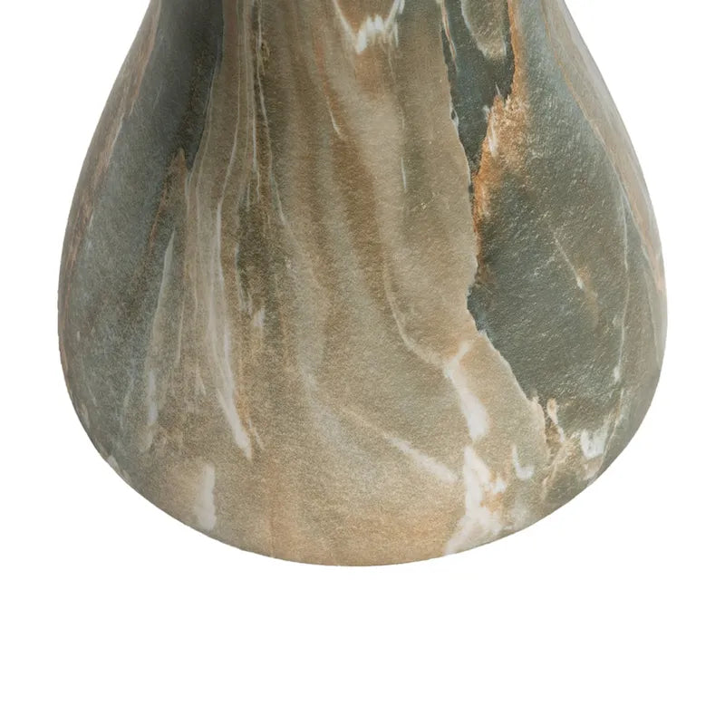Table d'appoint Studio London Monia élégante en faux marbre pour l'intérieur et l'extérieur