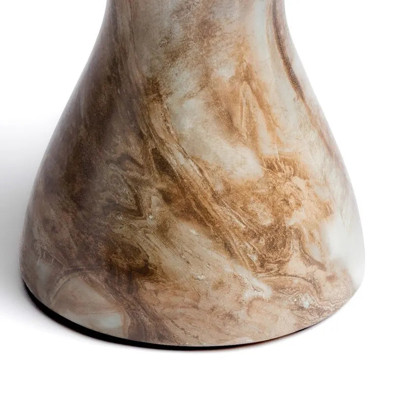Table d'appoint Studio London Monia élégante en faux marbre pour l'intérieur et l'extérieur