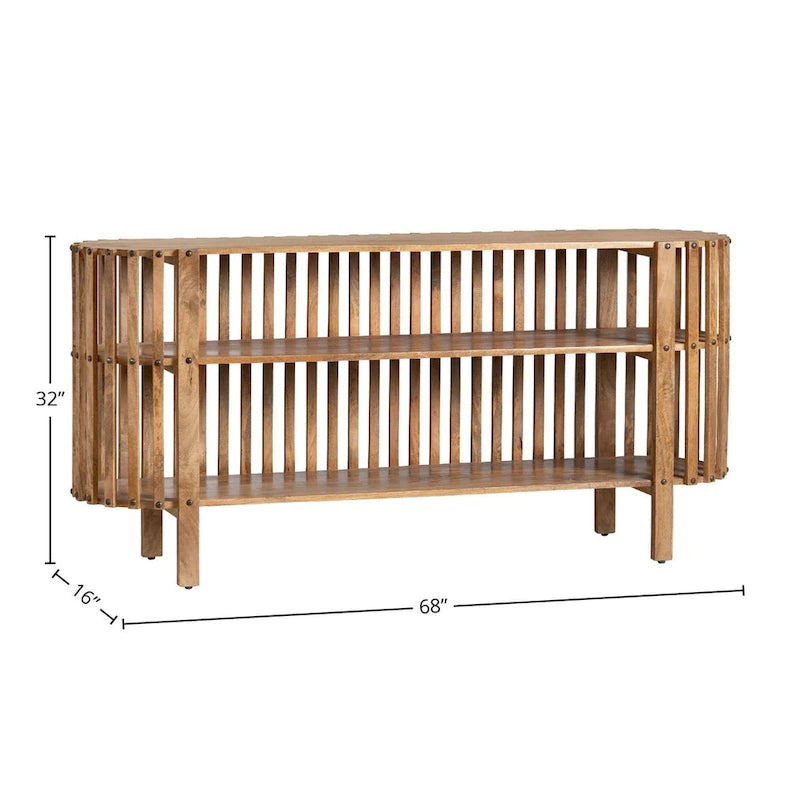 Console Santa Ana 68, marron