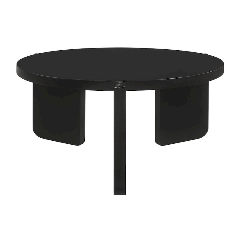 Table basse ronde Harrison noire