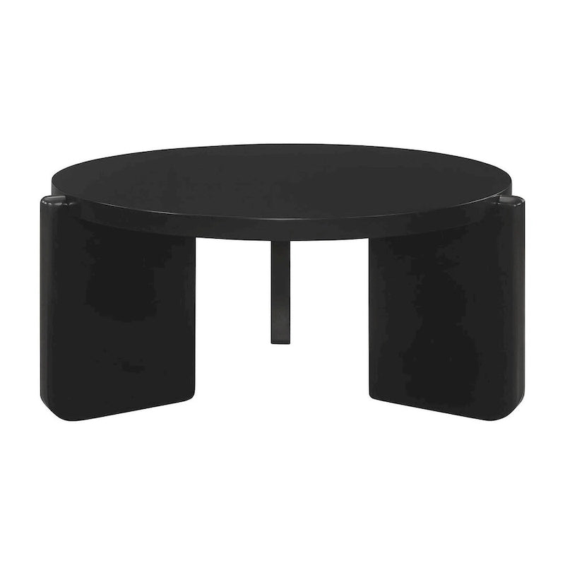 Table basse ronde Harrison noire