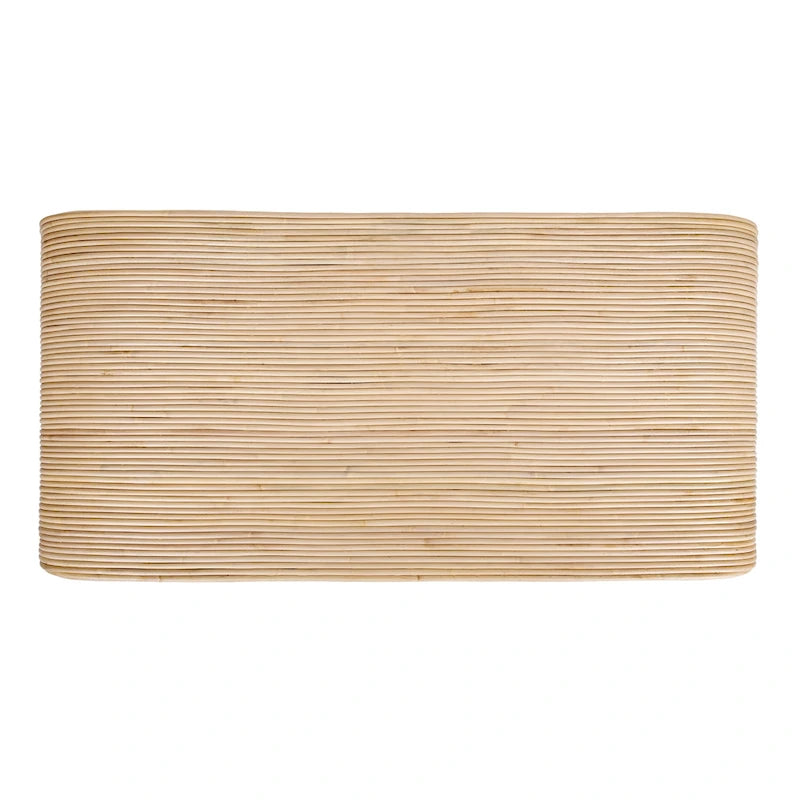Table basse et table d'appoint/bout de canapé en rotin Kyran