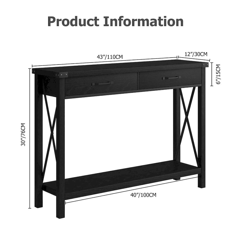 Table d'entrée Woode