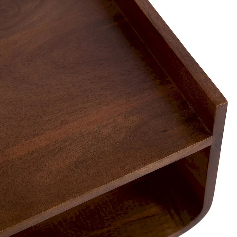 Table d'appoint en bois Quilby de Kate et Laurel - 18x14x27