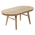 Table basse ovale en bois Kate et Laurel Conan