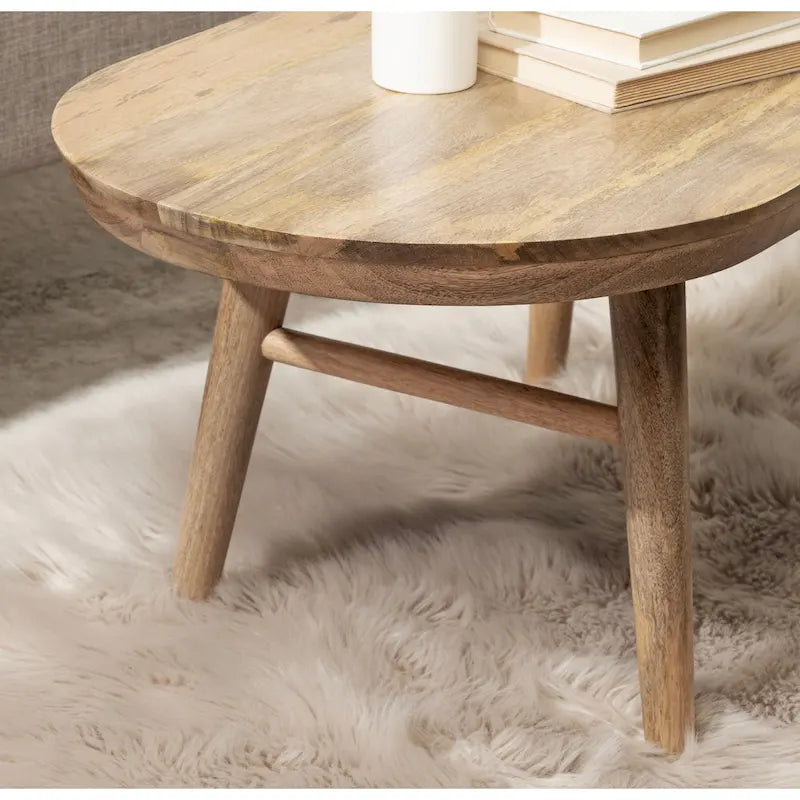 Table basse ovale en bois Kate et Laurel Conan