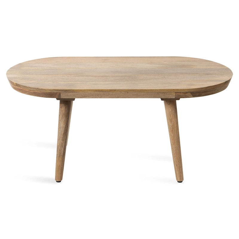 Table basse ovale en bois Kate et Laurel Conan