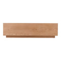 Aurelle Home Rustic Oak Rectangular Coffee Table