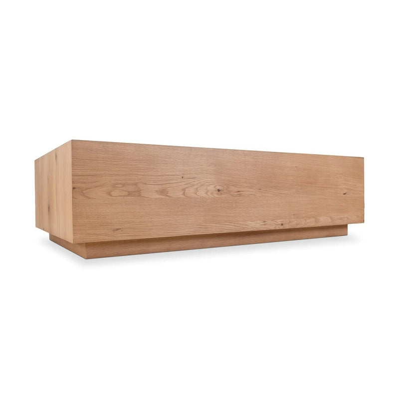 Table basse rectangulaire Aurelle Home en chêne rustique