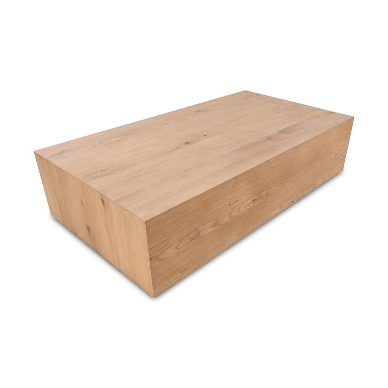 Table basse rectangulaire Aurelle Home en chêne rustique