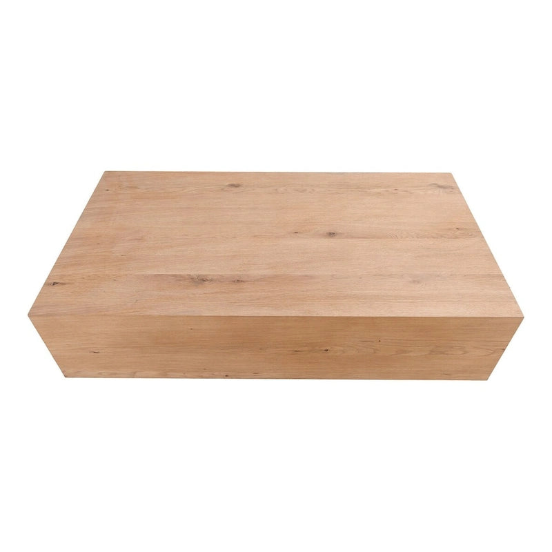 Table basse rectangulaire Aurelle Home en chêne rustique