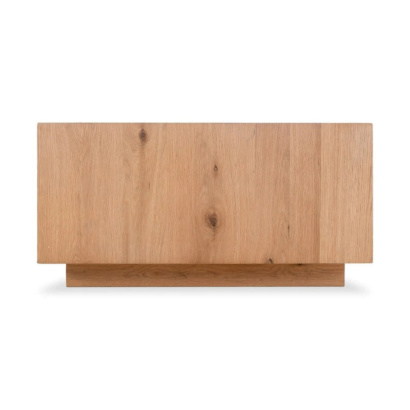 Table basse rectangulaire Aurelle Home en chêne rustique