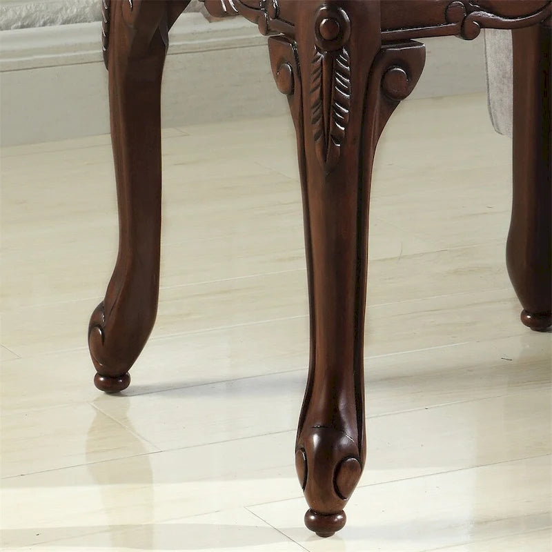 Table d'appoint en bois traditionnelle avec pieds
