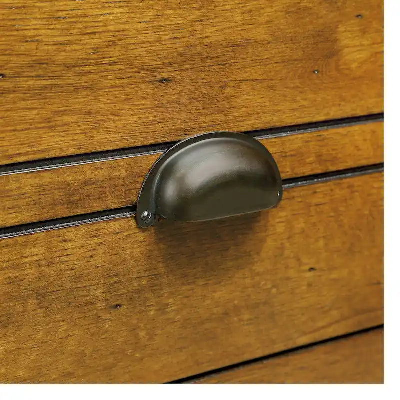 Table d'appoint rectangulaire en bois massif avec tiroir