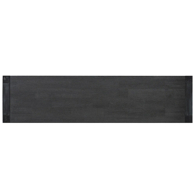 Console en bois avec 2 tiroirs et 1 étagère pour couloir et salon