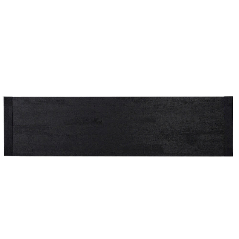 Console en bois avec 2 tiroirs et 1 étagère pour couloir et salon