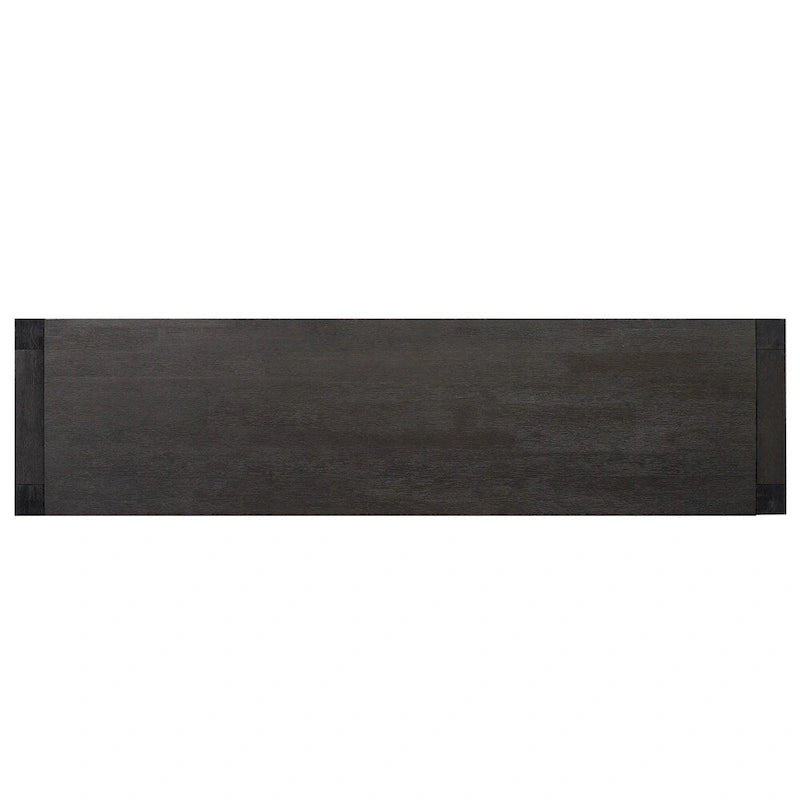 Console en bois avec 2 tiroirs et 1 étagère pour couloir et salon