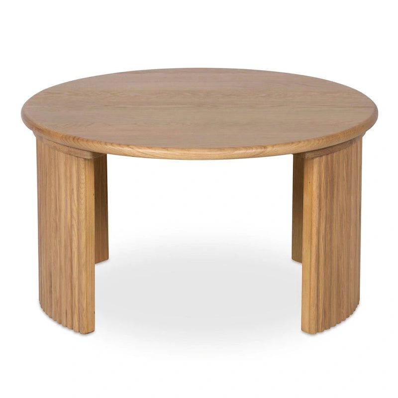 NADAAL STUDIOS Pence, Petite table basse ovale, Marron foncé