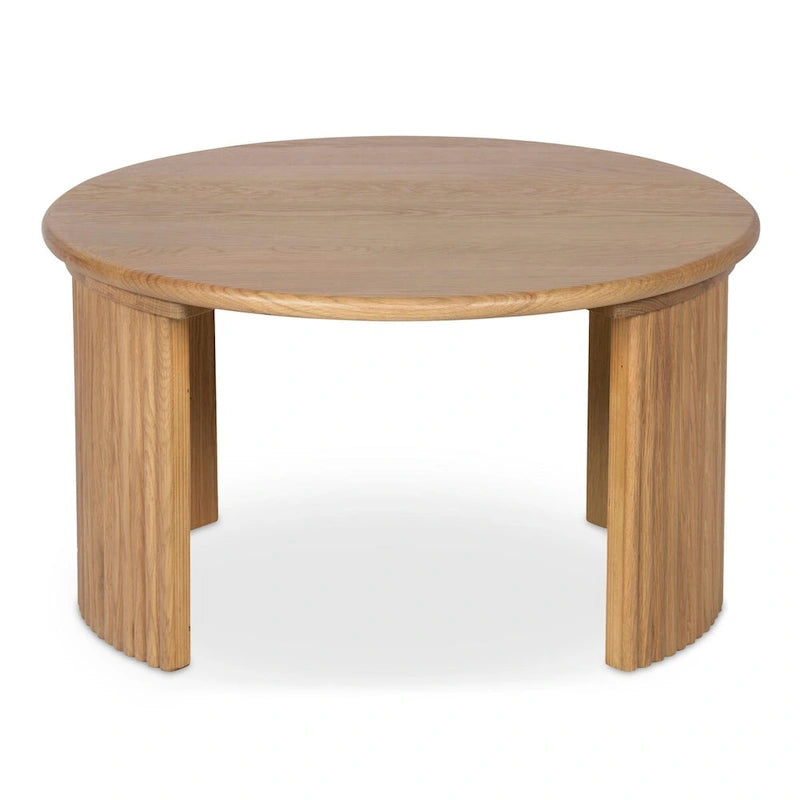 NADAAL STUDIOS Pence, Petite table basse ovale, Marron foncé
