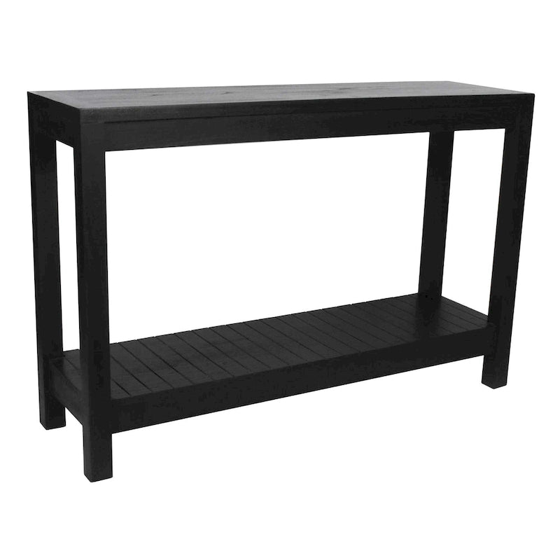 Console en bois massif Petter avec étagère par East at Main