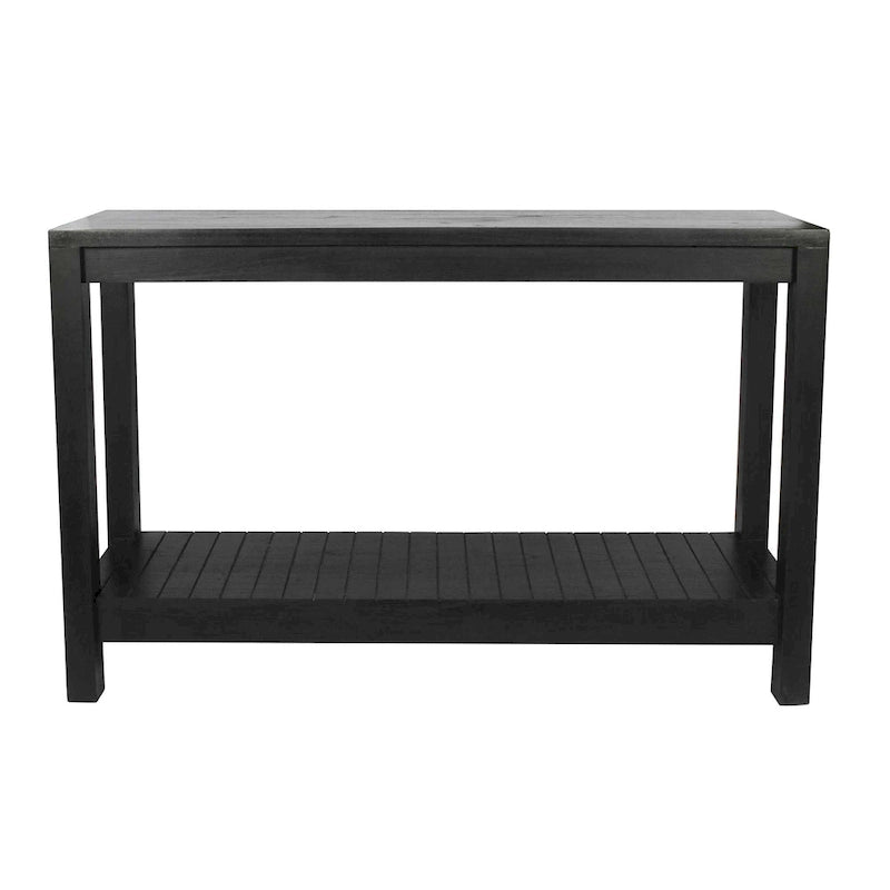 Console en bois massif Petter avec étagère par East at Main