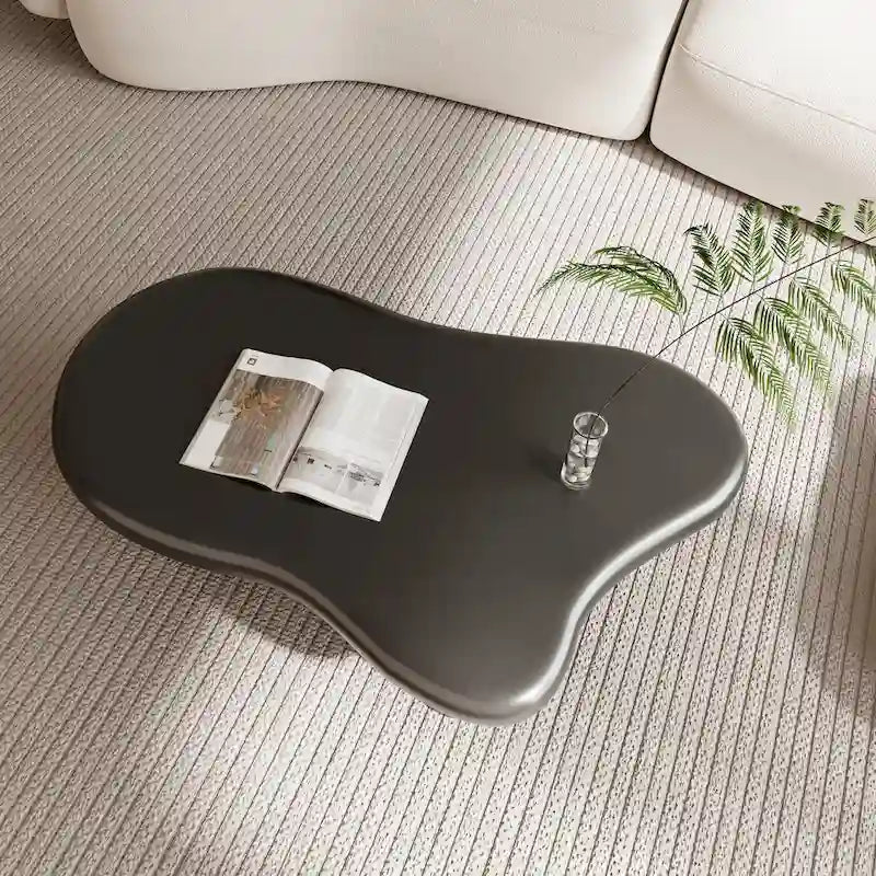 Table basse en bois en forme de nuage pour salon
