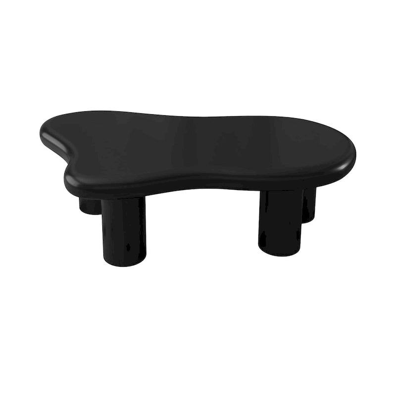 Table basse en bois en forme de nuage pour salon
