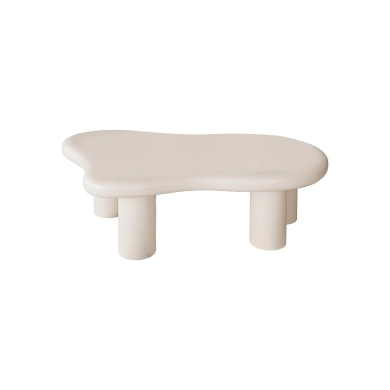 Table basse en bois en forme de nuage pour salon