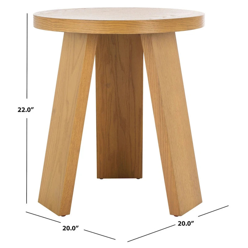 Table d'appoint en bois Julianna SAFAVIEH Couture - 20Wx20Px22H
