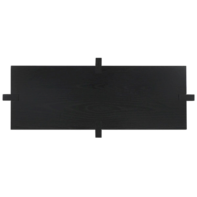 SAFAVIEH Couture Quigley Table console rectangulaire en bois - 48Lx20Px30H