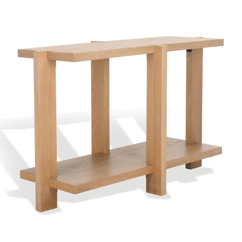 SAFAVIEH Couture Quigley Table console rectangulaire en bois - 48Lx20Px30H