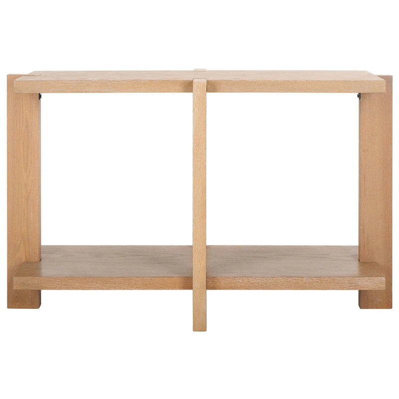 SAFAVIEH Couture Quigley Table console rectangulaire en bois - 48Lx20Px30H